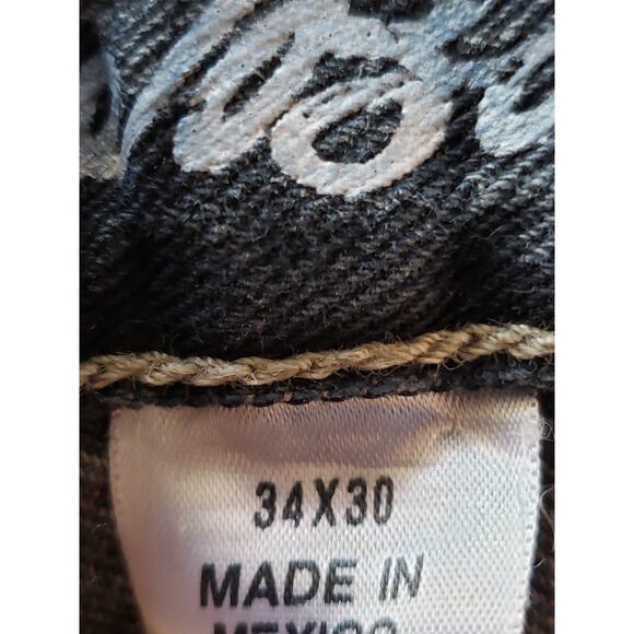 Eddie Bauer Specially Dyed Denim Blue Jeans Mens 34x30 - Picture 6 of 7